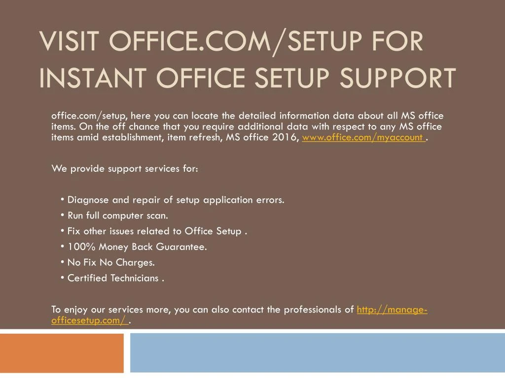 visit office com setup for instant office setup support n.
