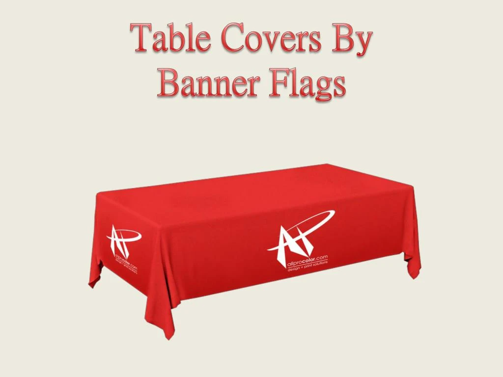 presentation table covers