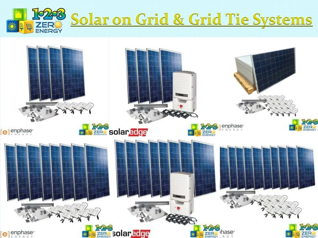 PPT - Solar on Grid & Grid Tie Systems PowerPoint Presentation, free
