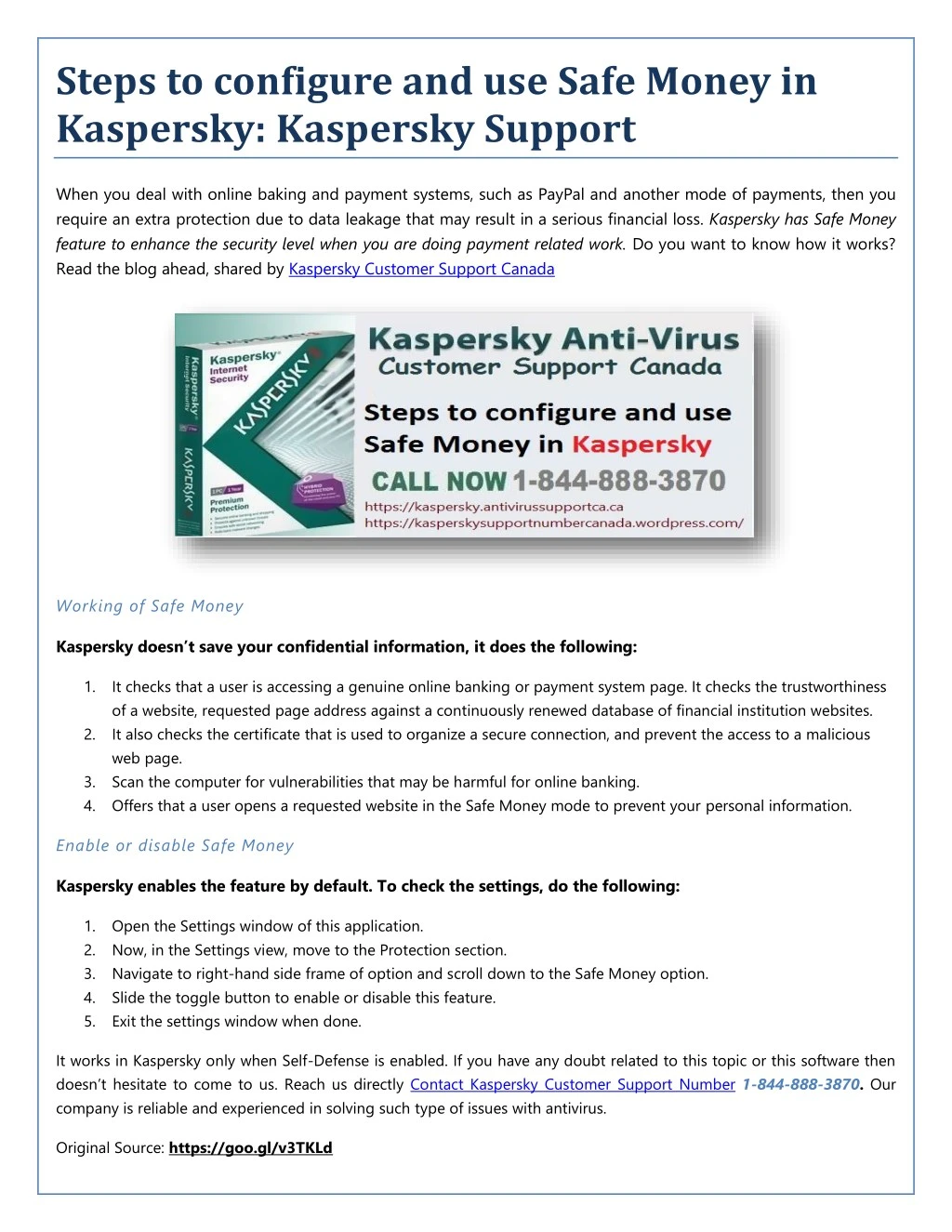steps to configure and use safe money n.