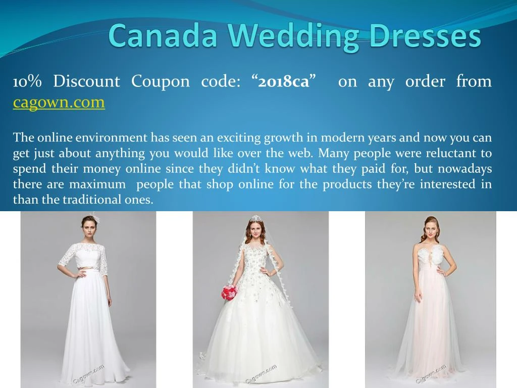 Ppt Canada Bridesmaid Dresses Powerpoint Presentation Free