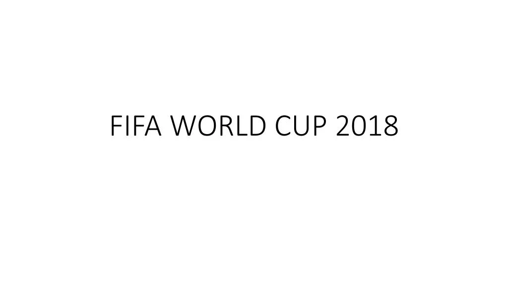 fifa world cup 2018 n.
