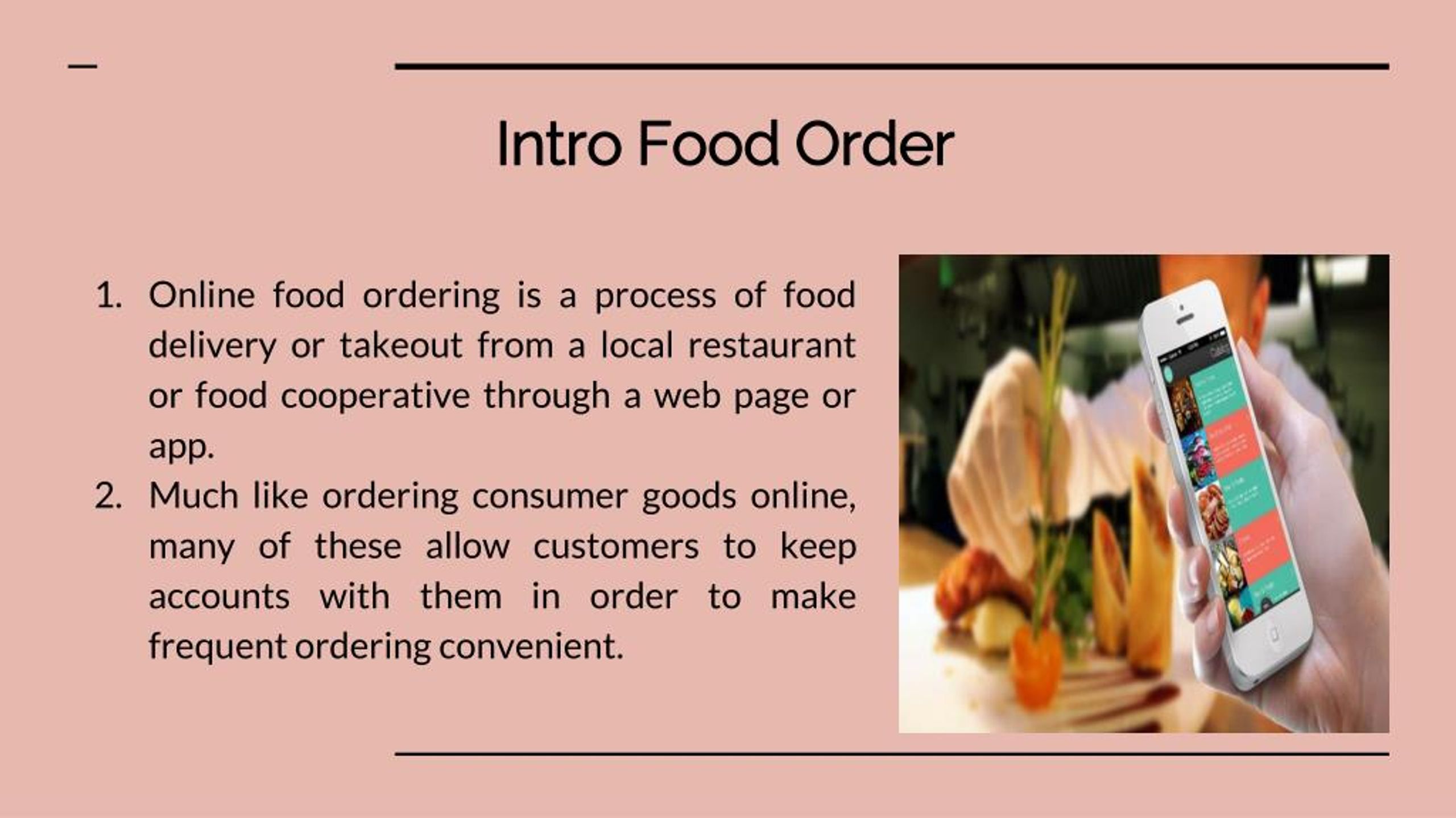 PPT - Food Ordering - Restaurant Android App PowerPoint Presentation