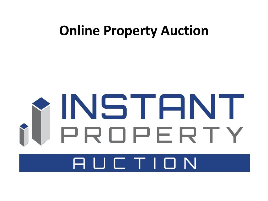 PPT Online Property Auction PowerPoint Presentation, free download