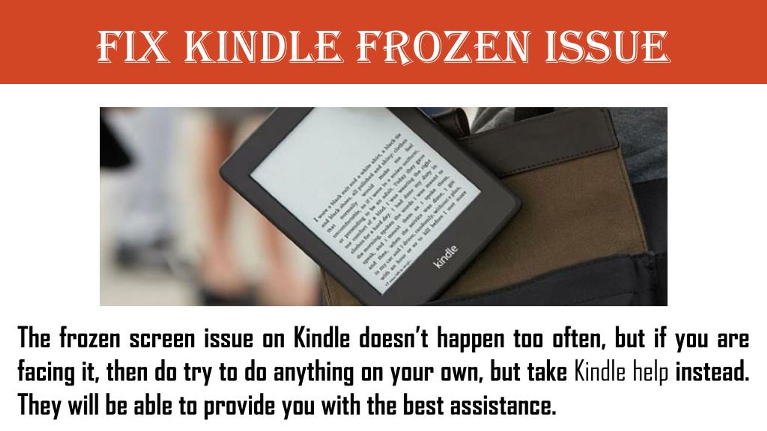 PPT - How To Fix a Frozen Kindle? Check Here. PowerPoint Presentation