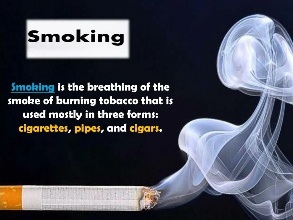 simple presentation about smoking