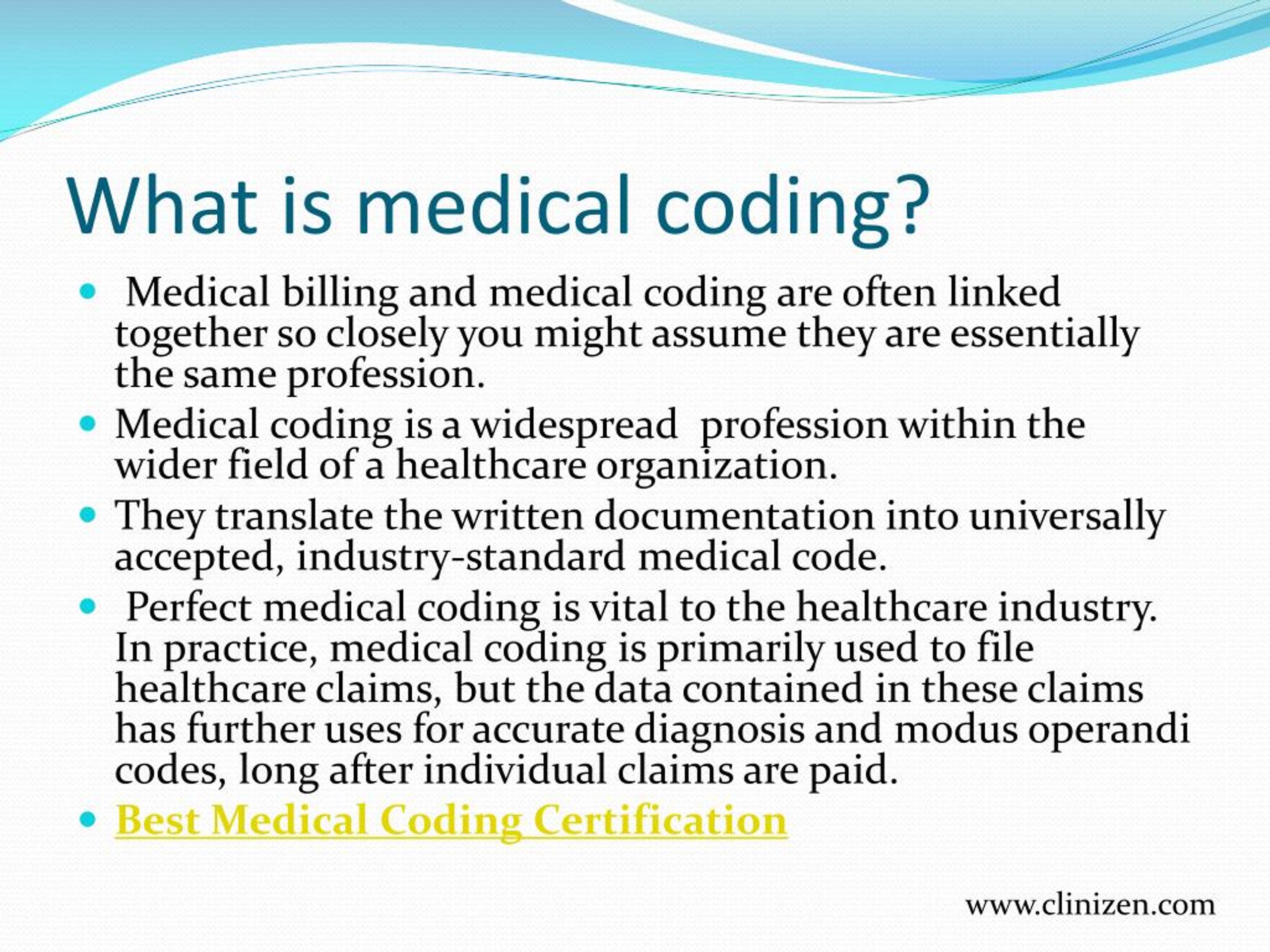 medical coding training ppt presentation