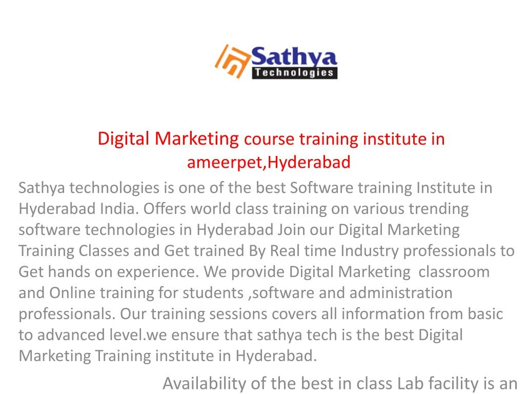 digital marketing course training institute n.