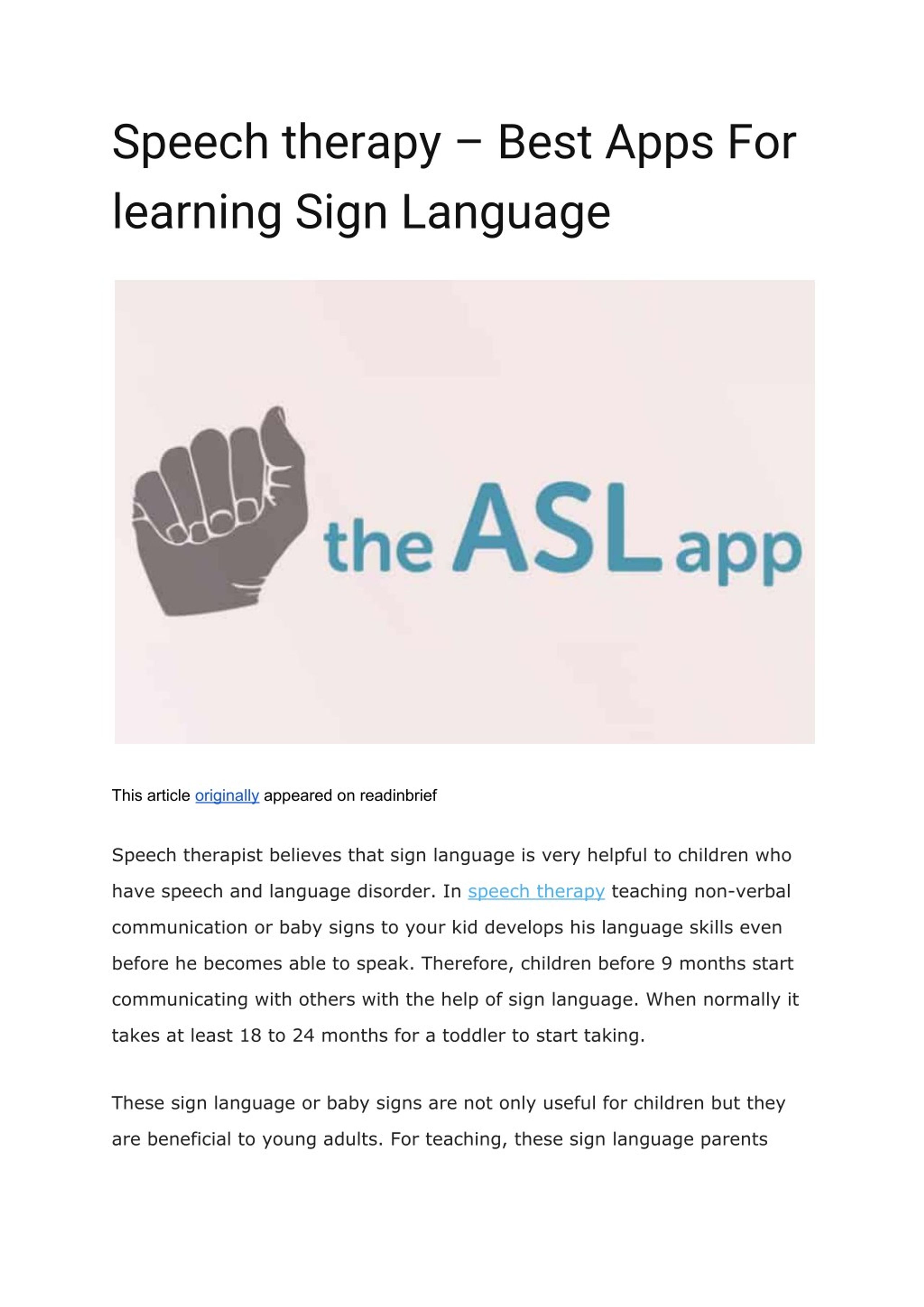 Top Apps for Learning Sign Language