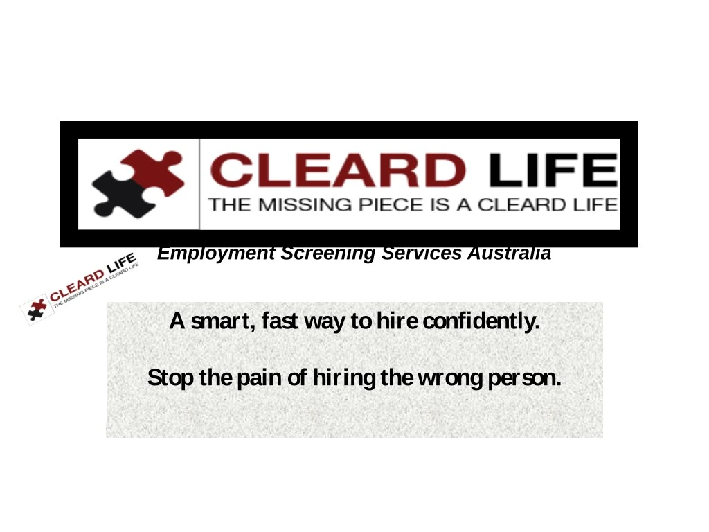 employment screening services australia n.