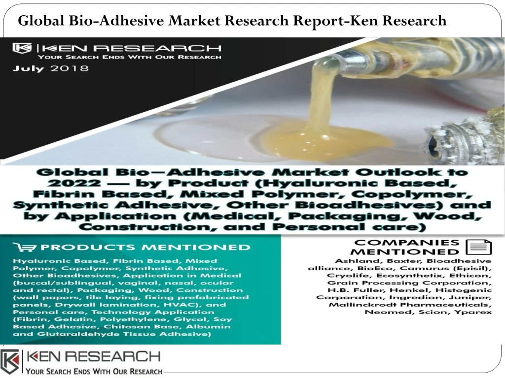 global bio adhesive market research report n.