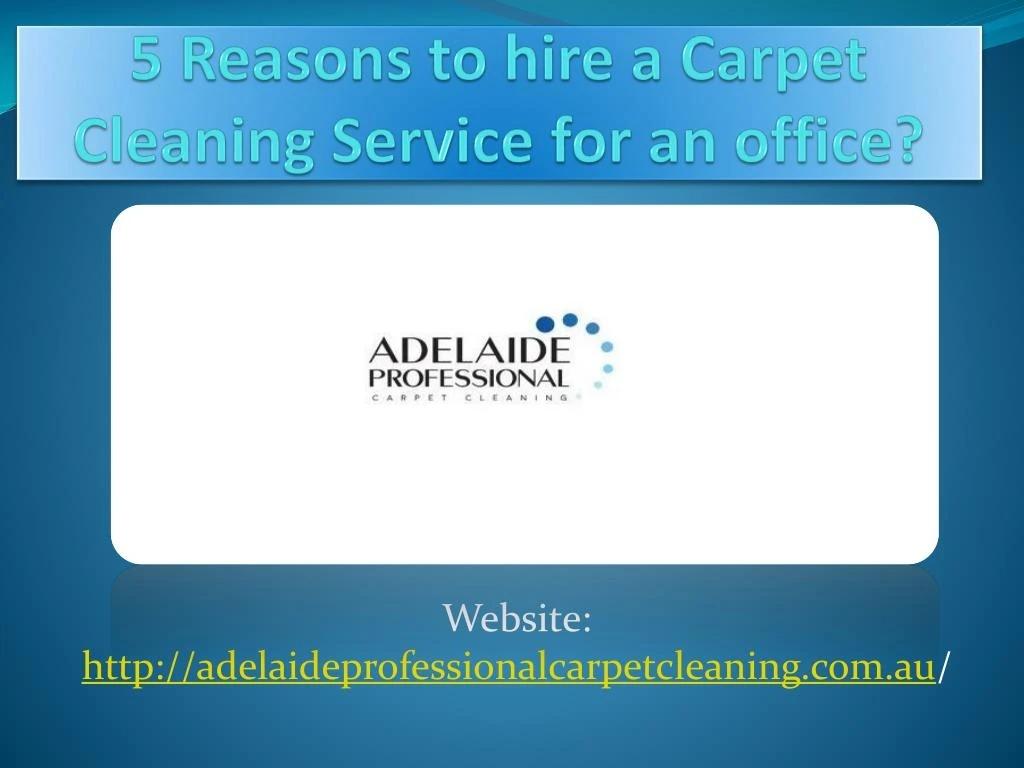 5 reasons to hire a carpet cleaning service for an office n.
