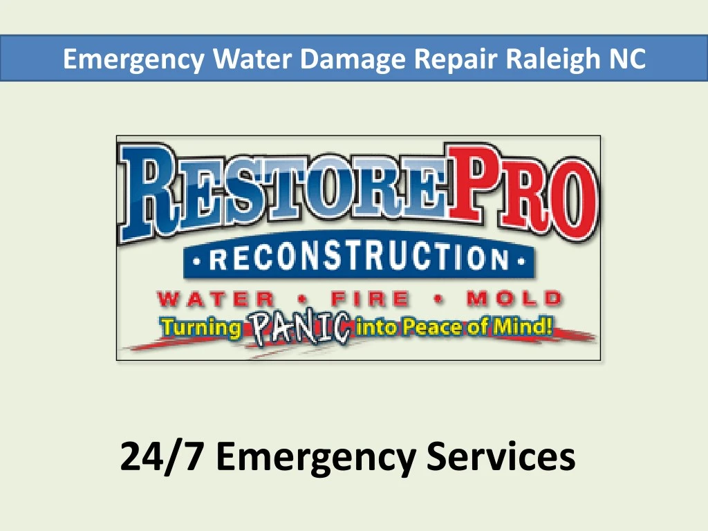 PPT - Emergency Water Damage Repair Raleigh NC PowerPoint Presentation ...