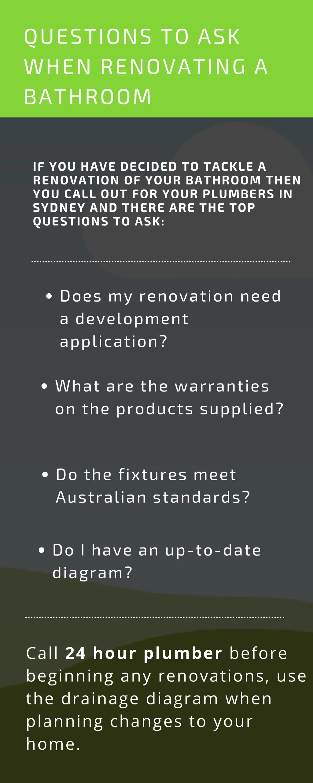 questions to ask when renovating a bathroom n.