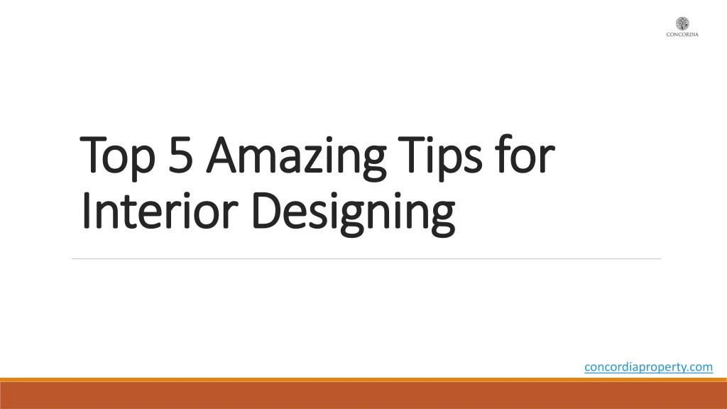 top 5 amazing tips for interior designing n.