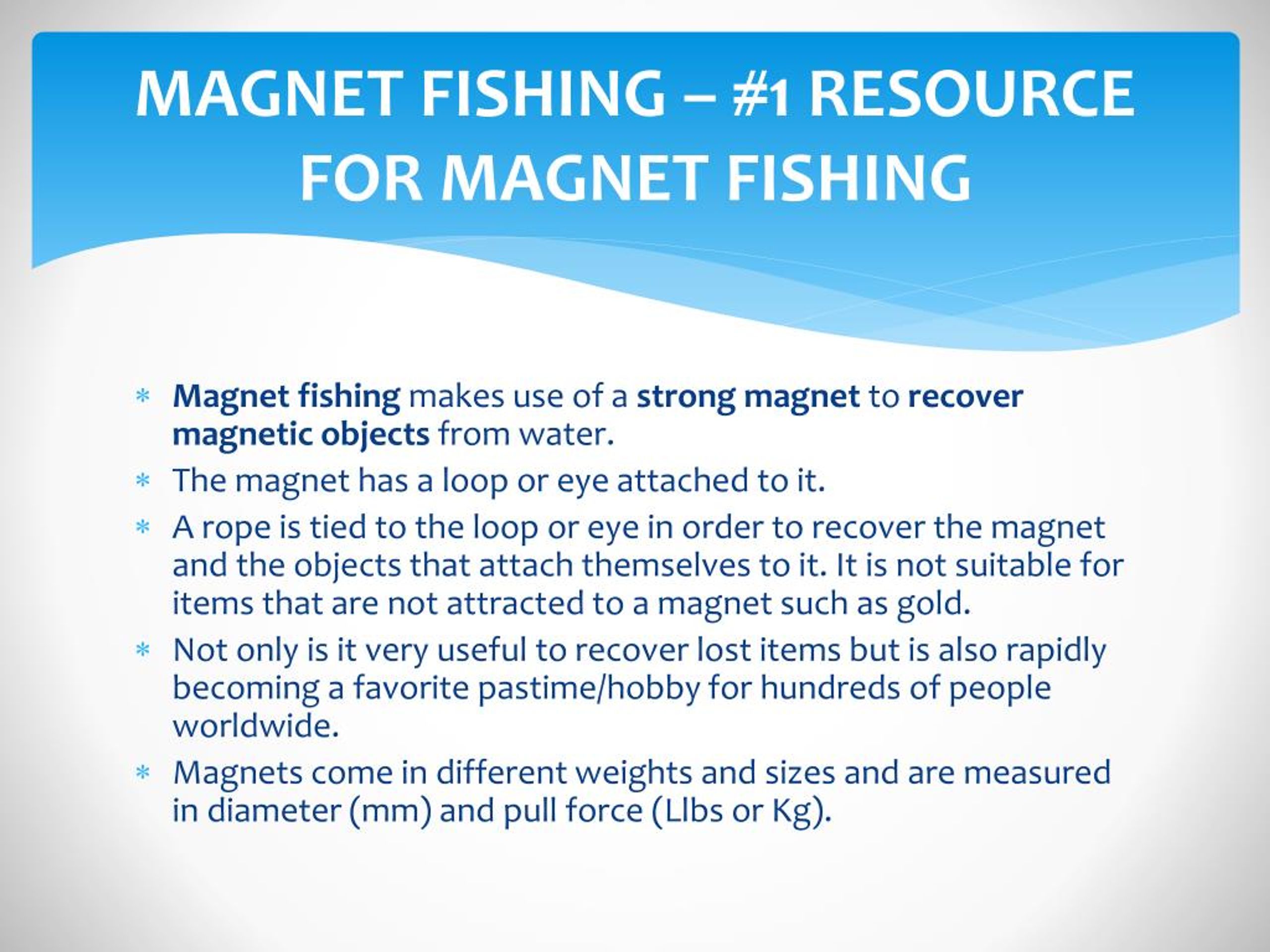 PPT - Magnet Fishing PowerPoint Presentation, free download - ID:7847064
