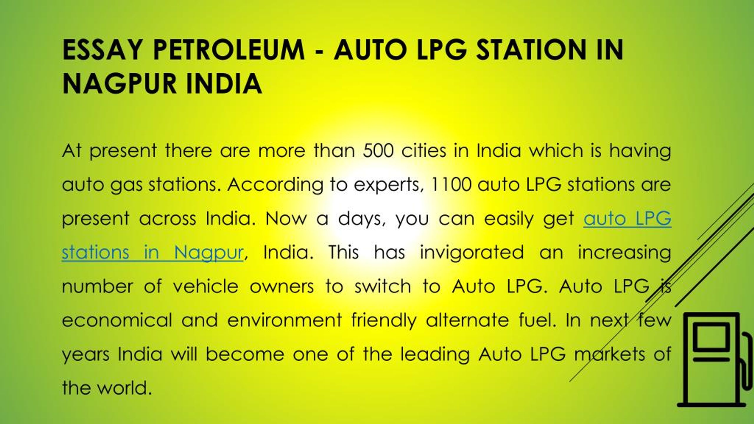 essay petroleum india private limited