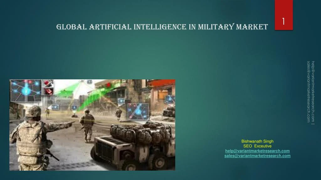 PPT - Global Artificial Intelligence in Military Market is estimated to ...