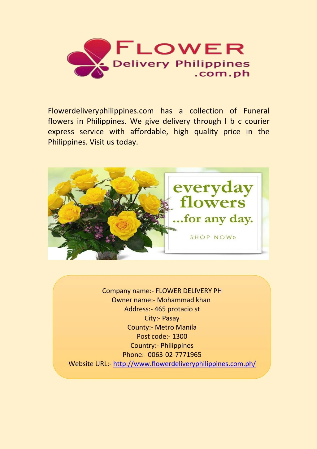 flowerdeliveryphilippines com has a collection n.