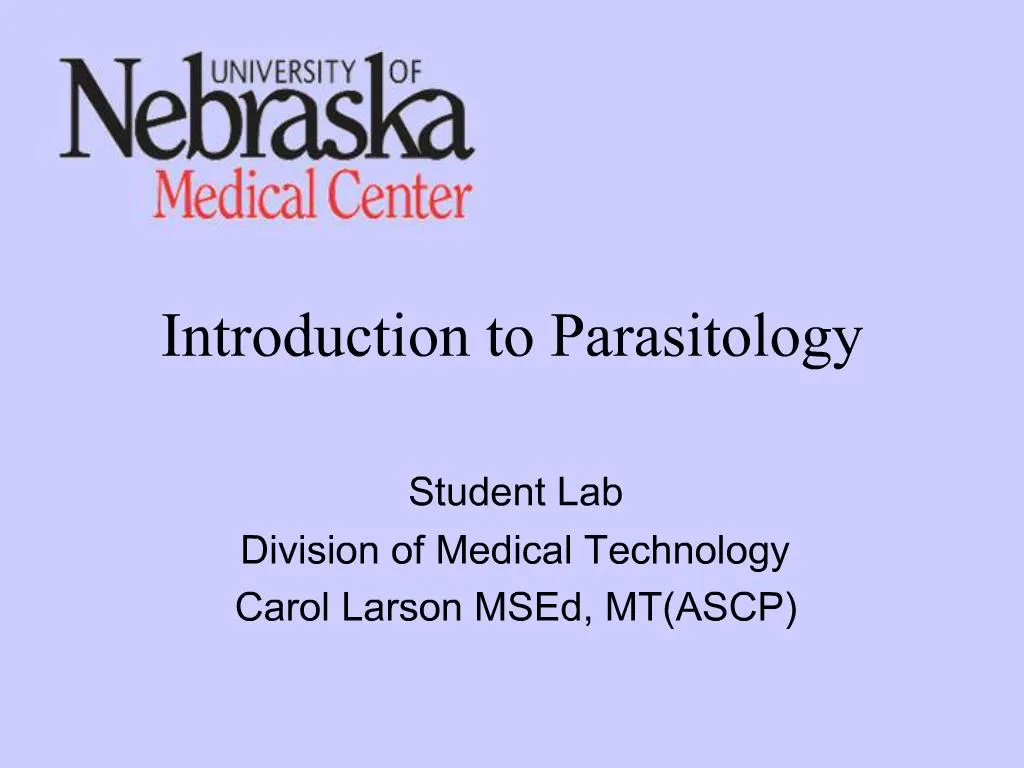 Ppt Introduction To Parasitology Powerpoint Presentation Free Download Id