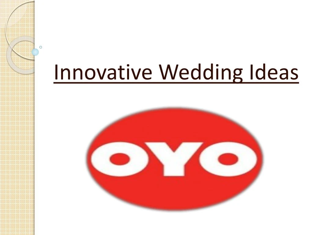 PPT Innovative wedding ideas PowerPoint Presentation, free download