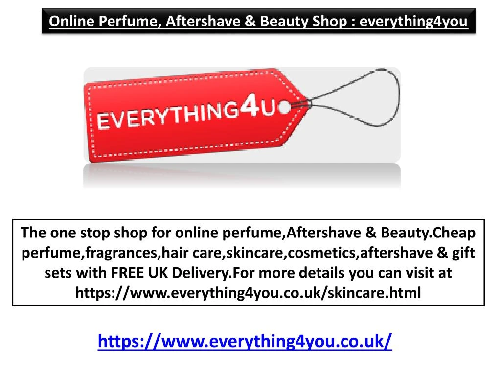 online perfume aftershave beauty shop n.