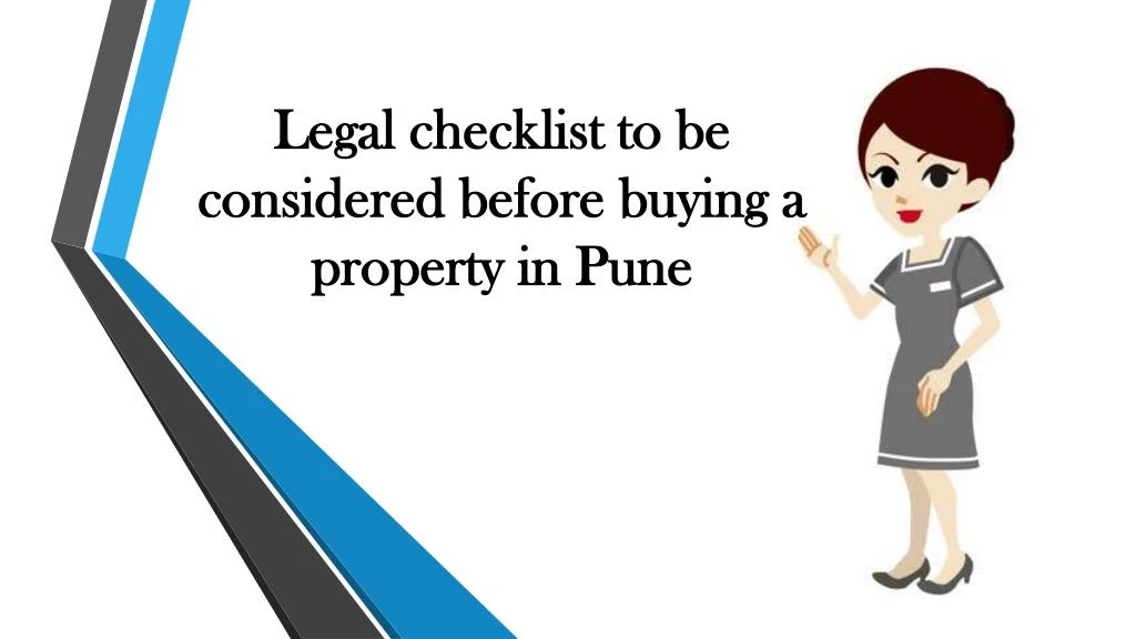 legal checklist to be considered before buying a property in pune n.