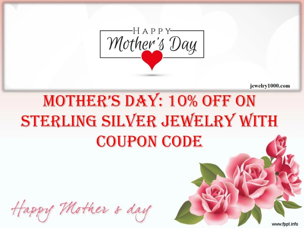 mother s day 10 off on sterling silver jewelry with coupon code n.