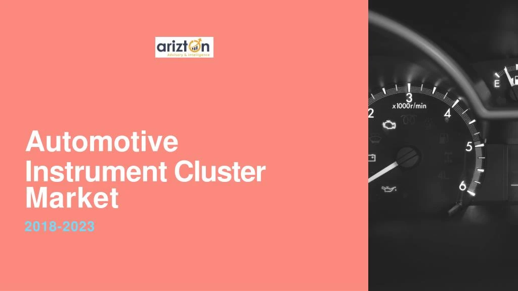 automotive instrument cluster market n.