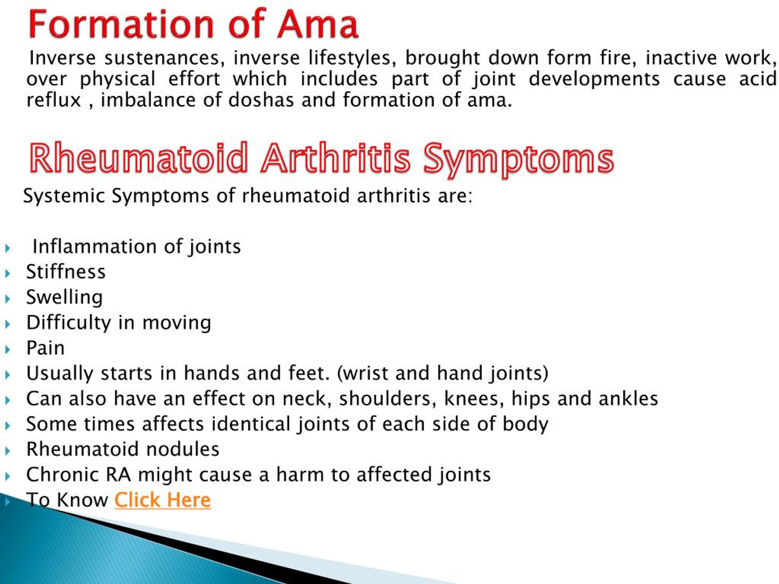 PPT - Ayurvedic Medicine For Rheumatoid Arthritis PowerPoint ...