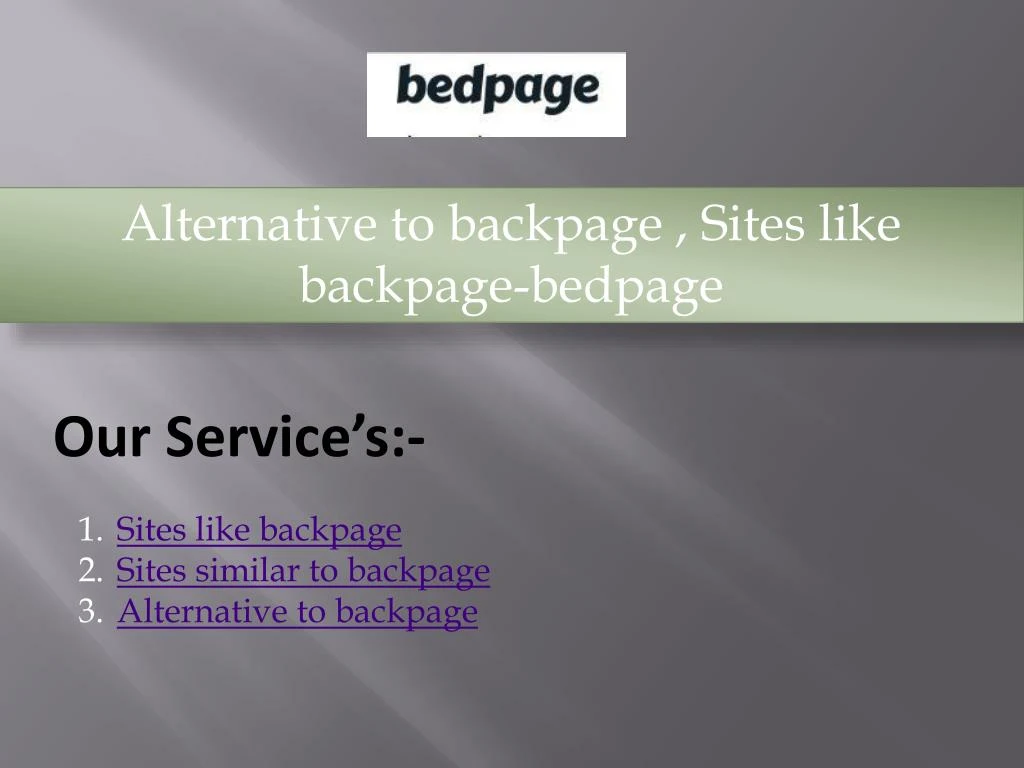 alternative to backpage sites like backpage n.