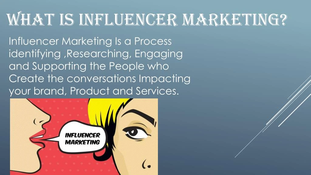 presentation about influencer marketing