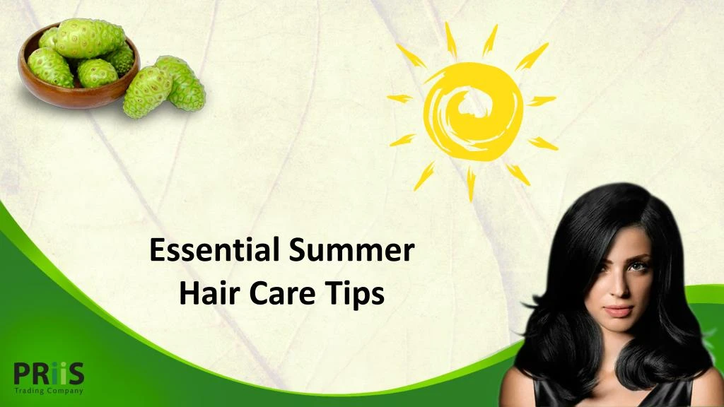 Ppt Essential Summer Hair Care Tips Powerpoint Presentation Free