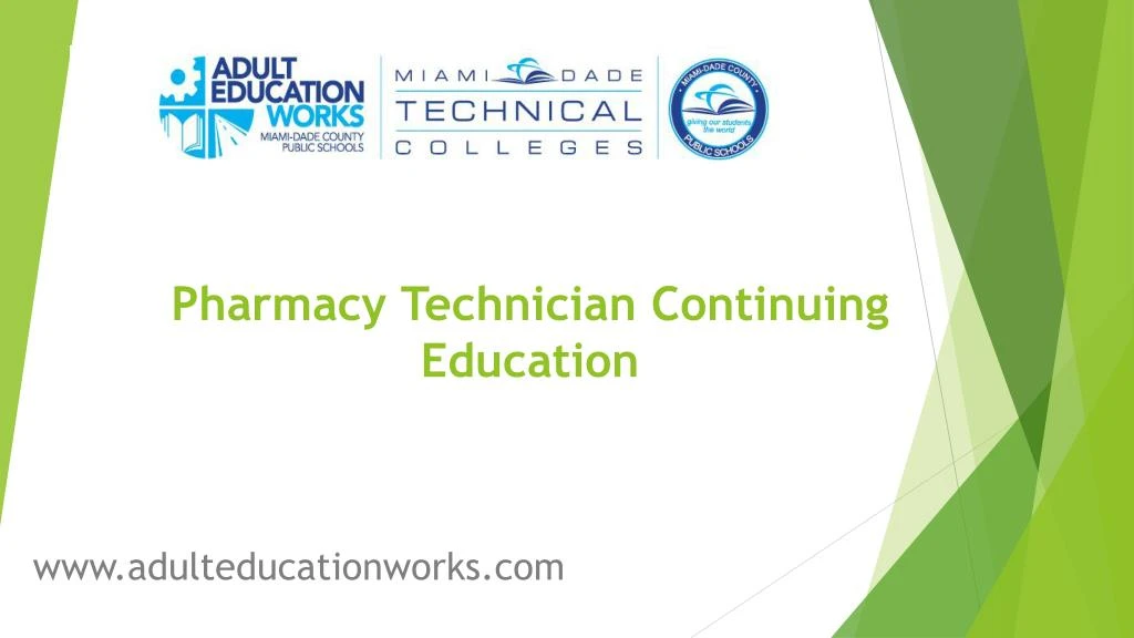 PPT Pharmacy Technician Continuing Education PowerPoint Presentation   Pharmacy Technician Continuing Education N 