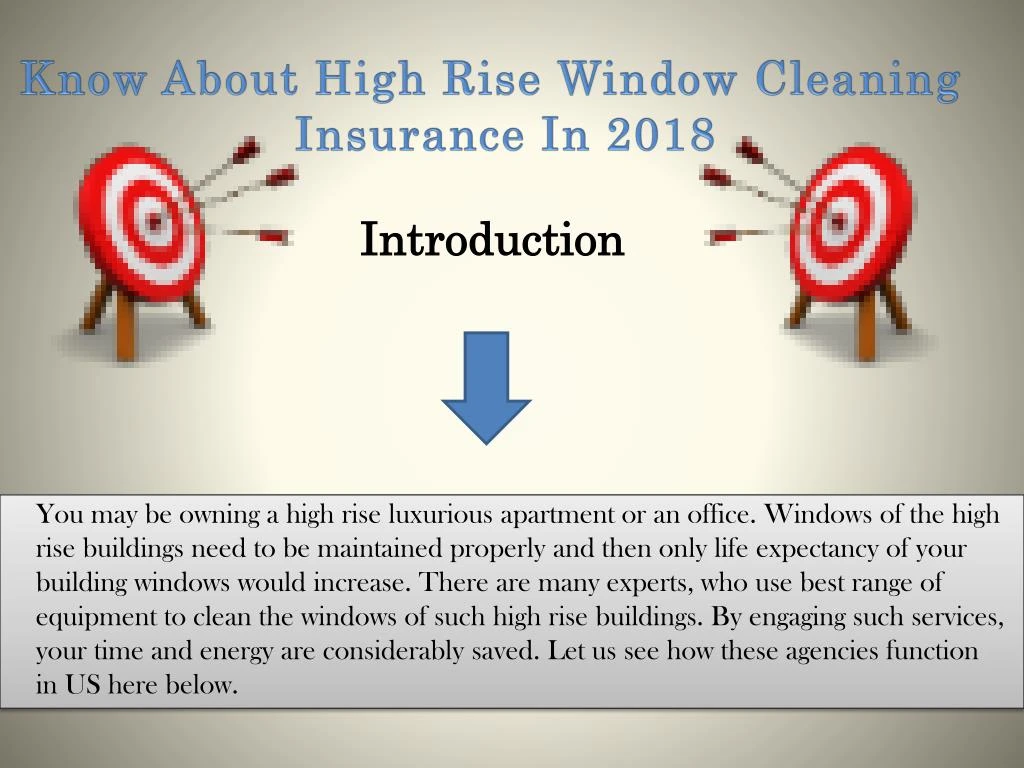 PPT - High Rise Window Cleaning Insurance USA Companies ...