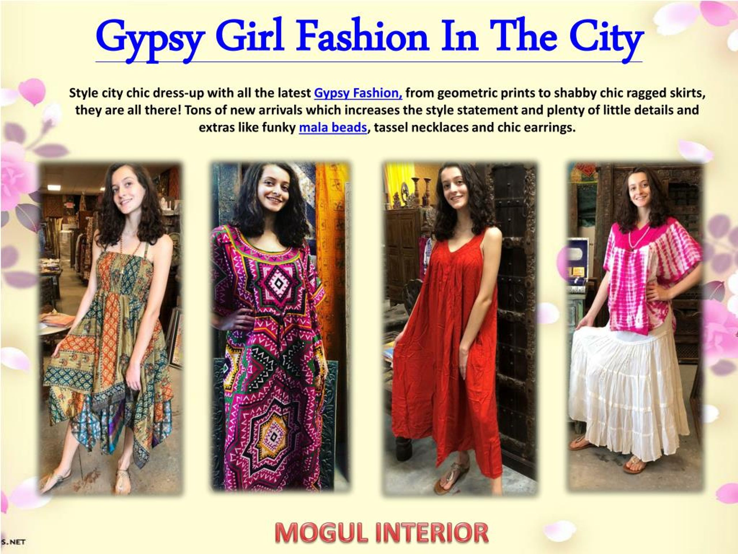 PPT - Gypsy Girl Fashion In The City PowerPoint Presentation, free ...