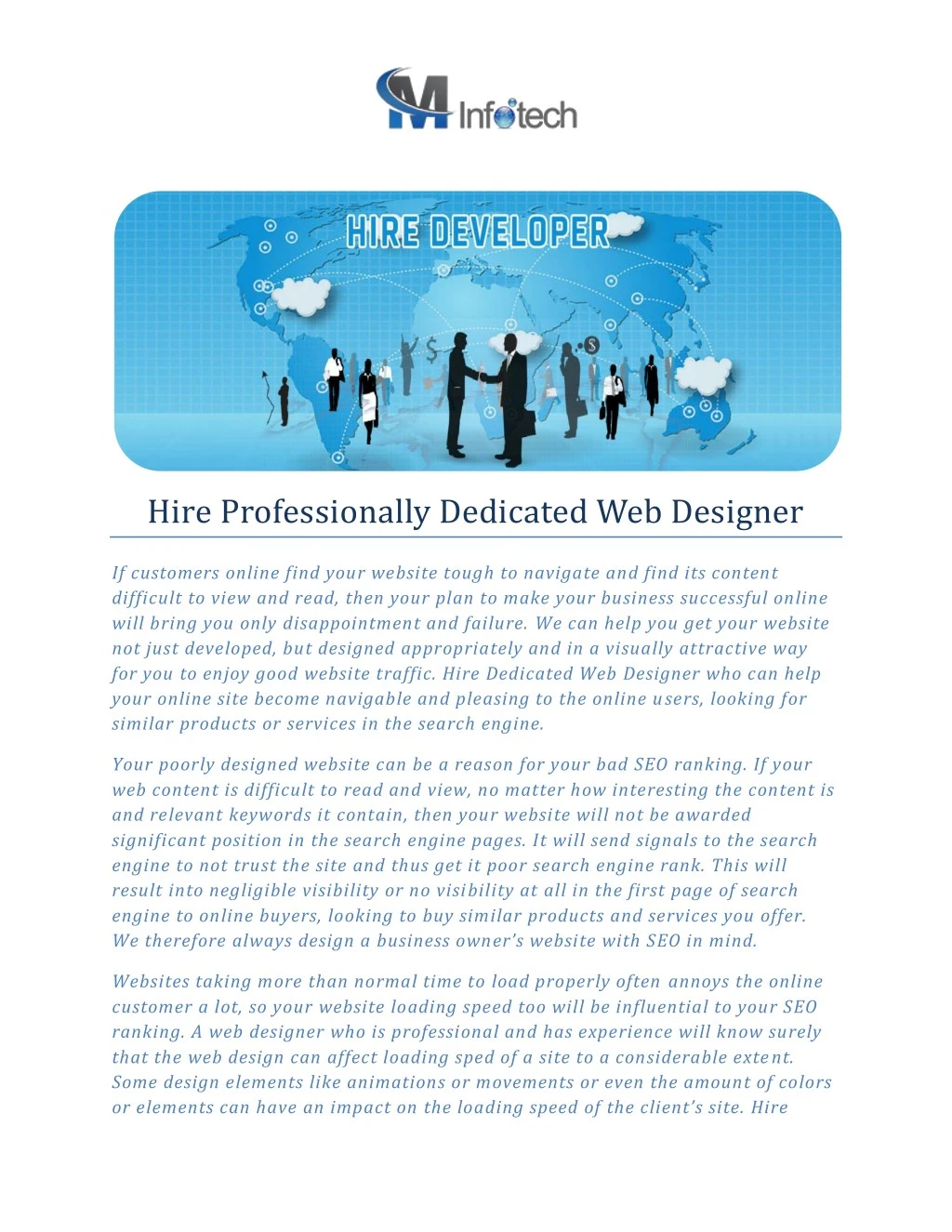 hire professionally dedicated web designer n.