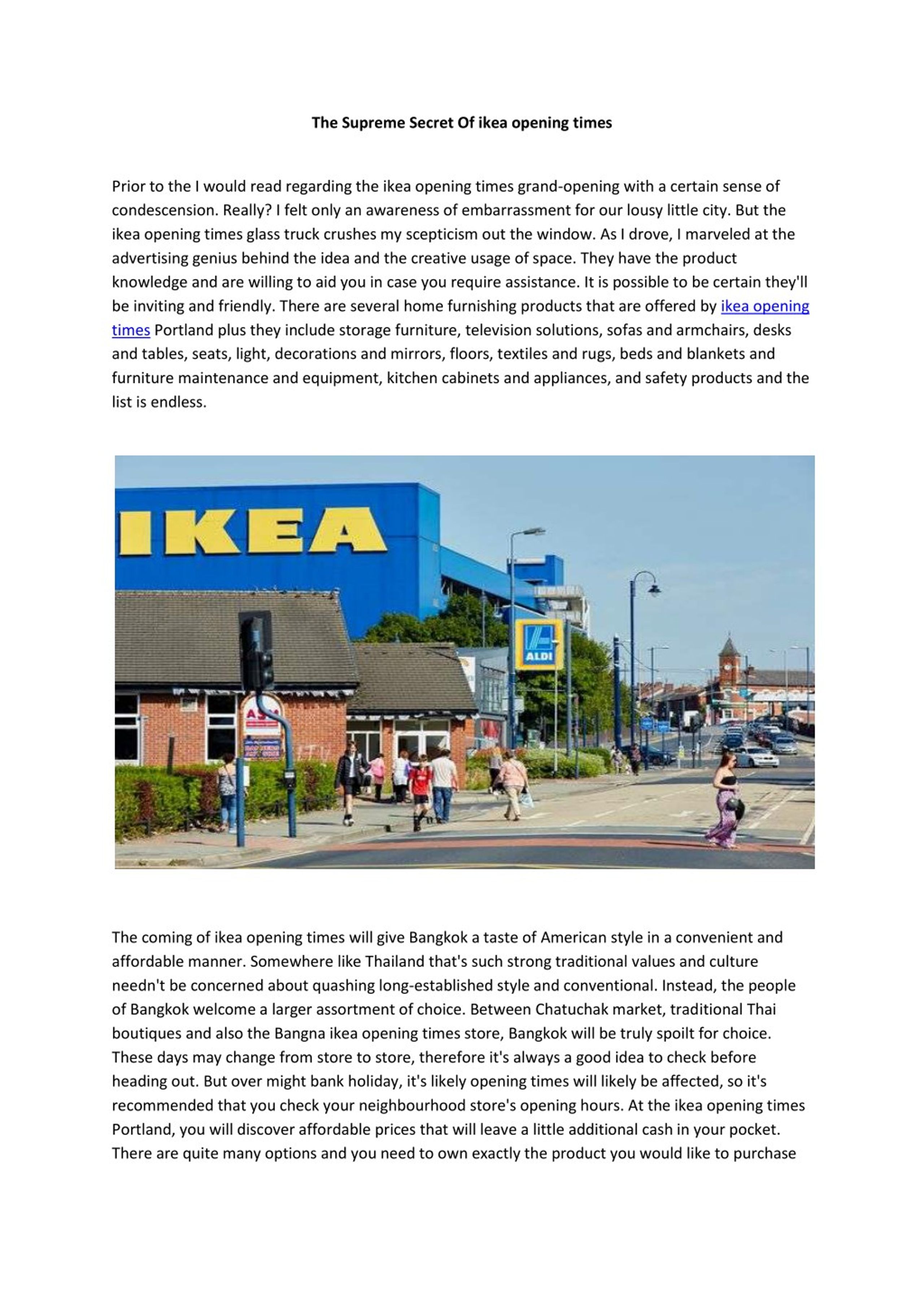 PPT ikea opening times PowerPoint Presentation, free download ID