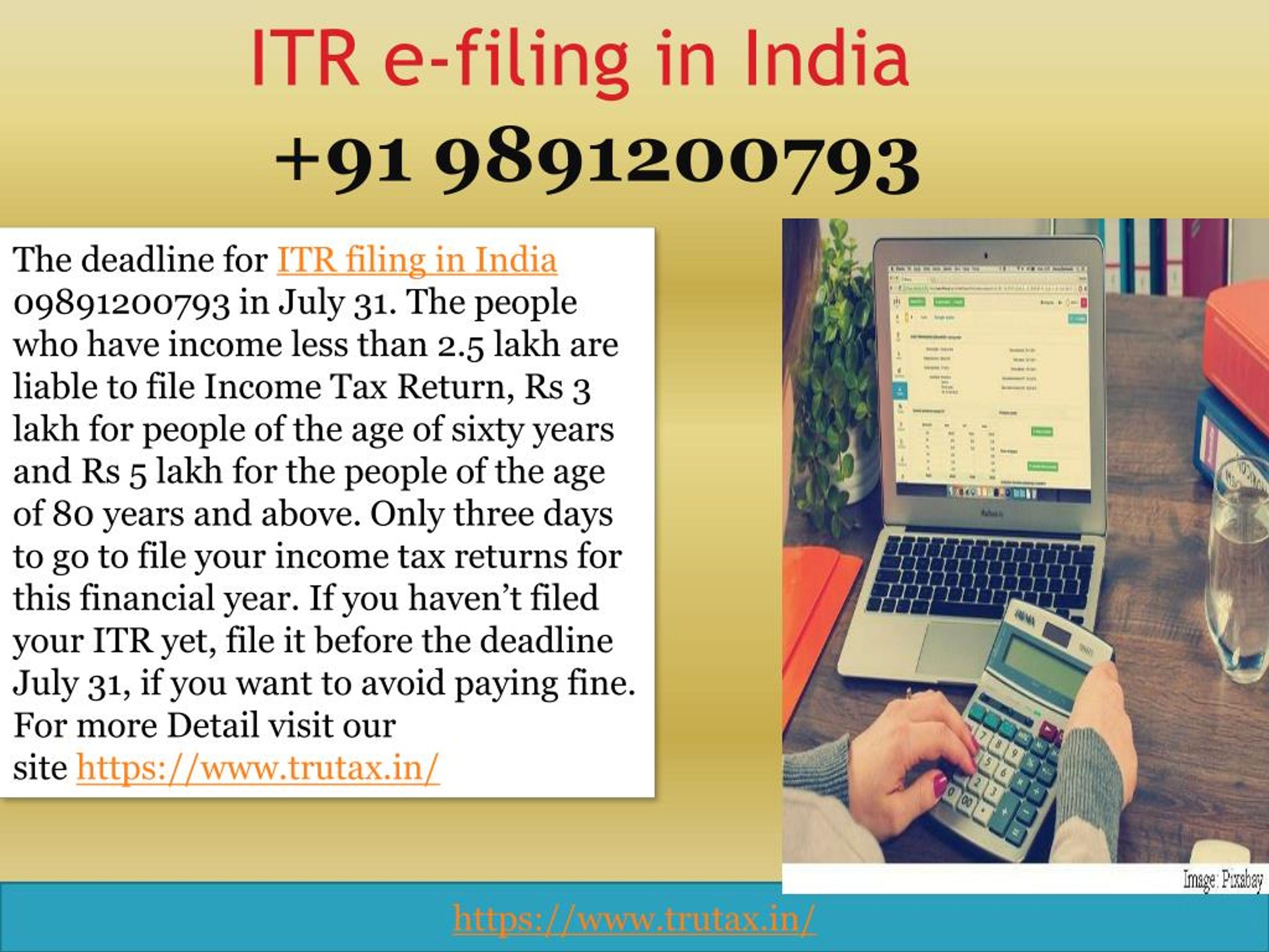 Ppt General Details Required For E Filing Income Tax Returns In India 09891200793 Powerpoint 9749