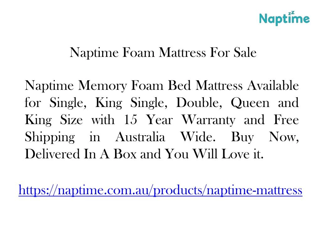 naptime foam mattress for sale n.