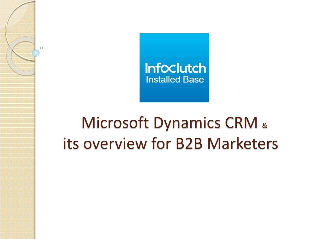 PPT List of companies using Microsoft Dynamics CRM PowerPoint