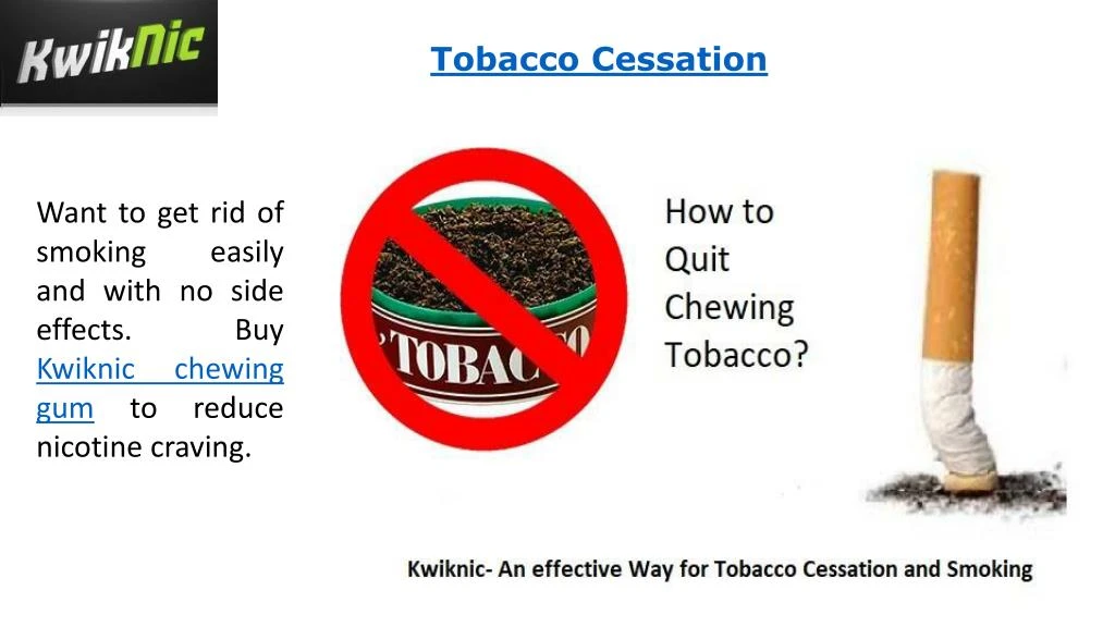 PPT An Effective Process of Tobacco Cessation PowerPoint Presentation