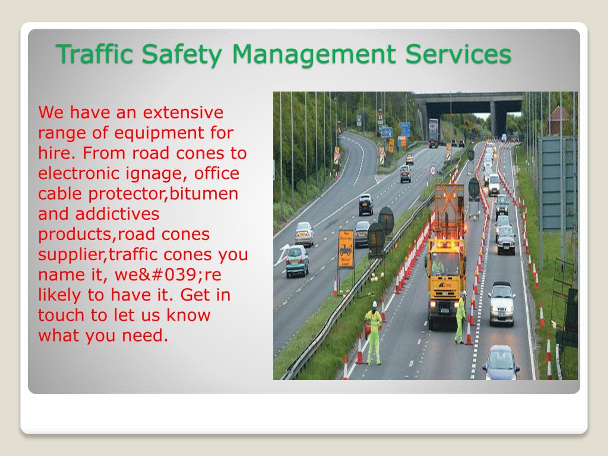 traffic management presentation ppt