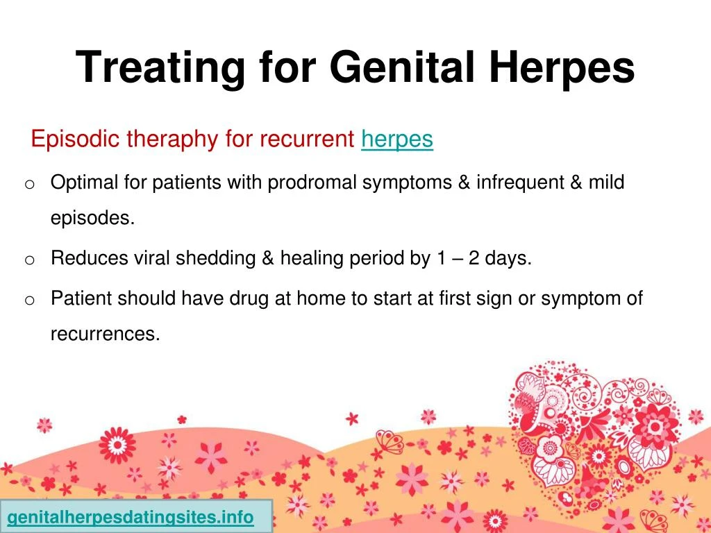 Ppt Treating For Genital Herpes Genitalherpesdatingsites Info Powerpoint Presentation Id