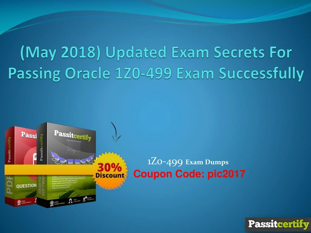 PPT - (May 2018) Updated Exam Secrets For Passing Oracle 1Z0-499 Exam Sns-Brigh10