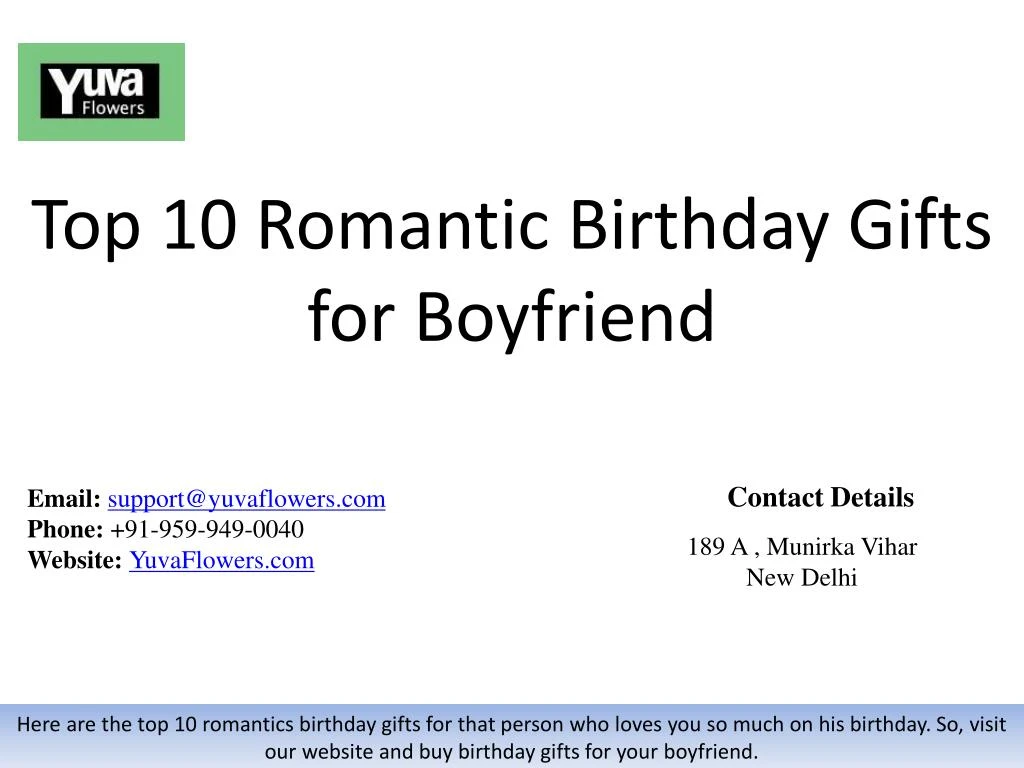 top 10 gifts for boyfriend on his birthday