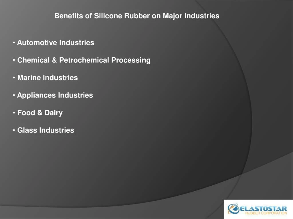 PPT - Silicone Rubber For Different Industries PowerPoint Presentation ...