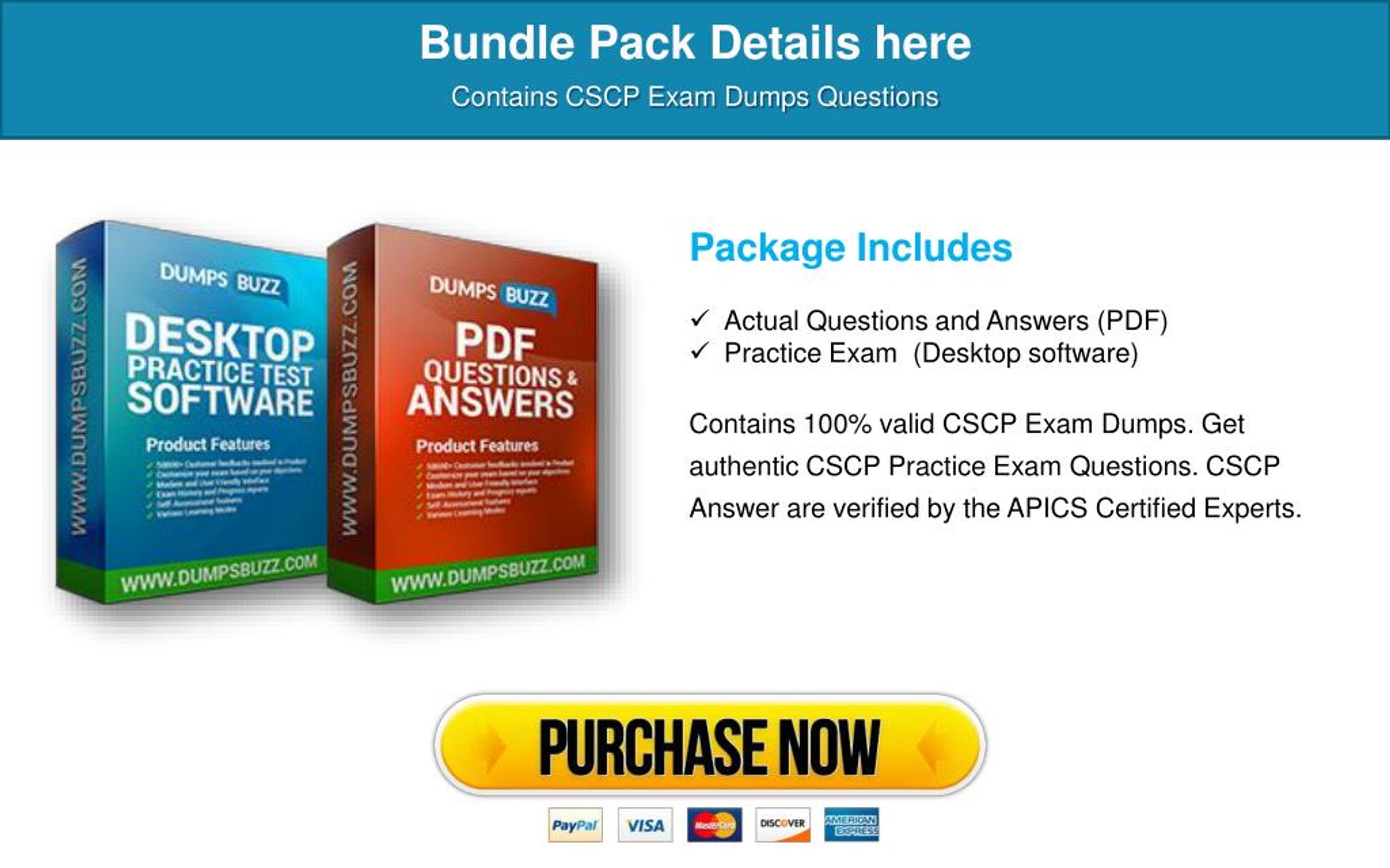 Authorized CSCP Exam Dumps