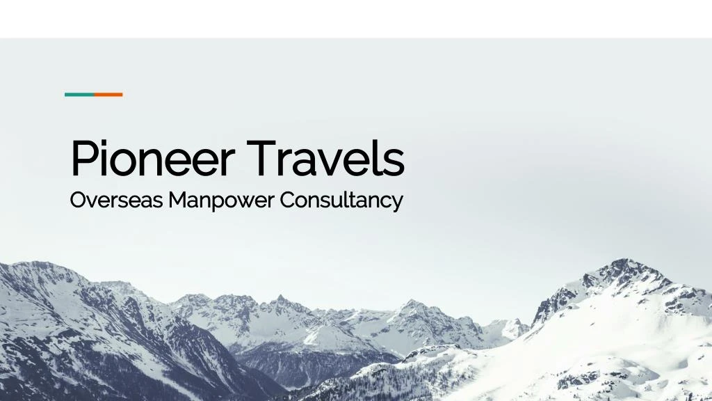 pioneer travels overseas manpower consultancy n.