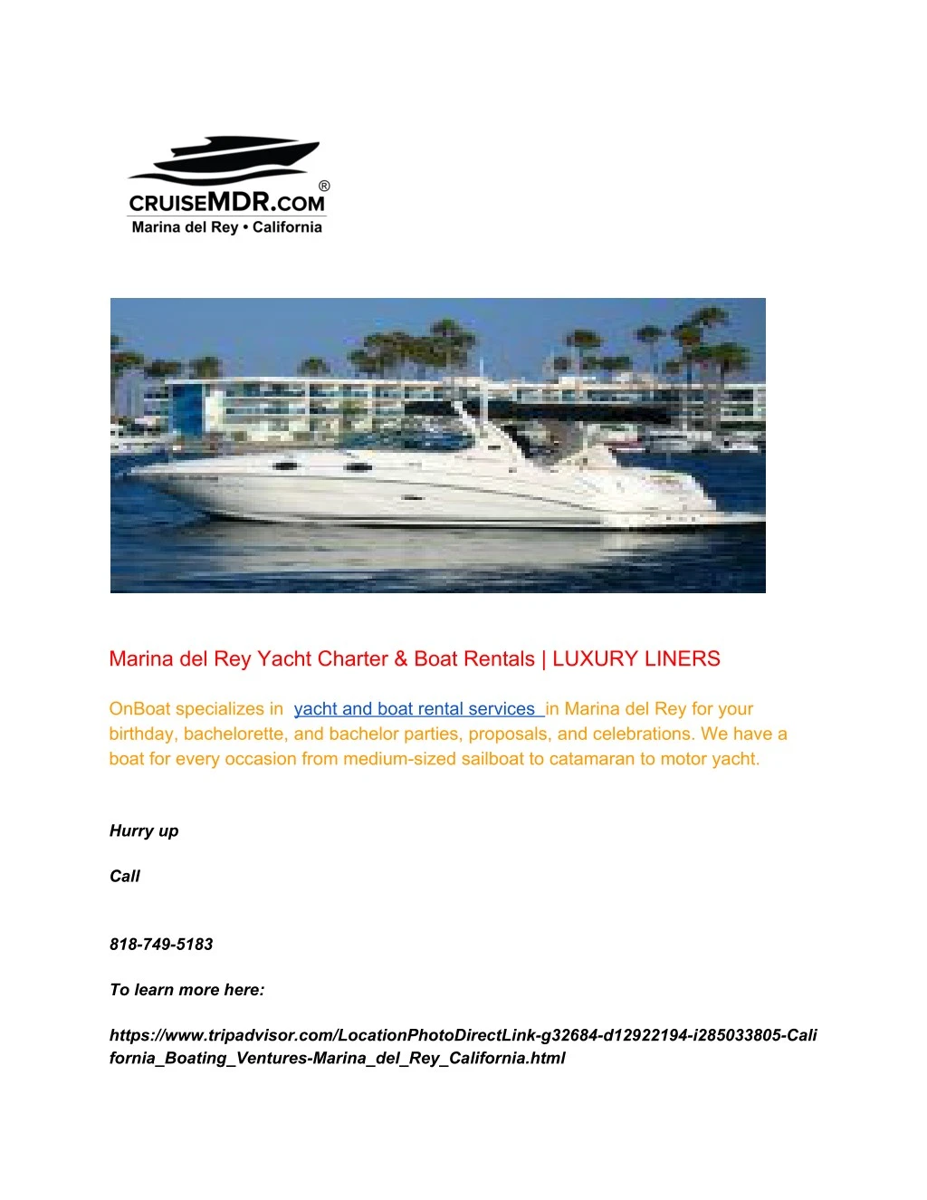 marina del rey yacht charter boat rentals luxury n.